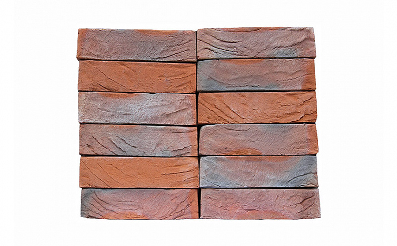 Кирпич ручной формовки Донские зори, Степной узорный, 250*120*65 мм